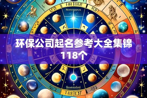 环保公司起名参考大全集锦118个