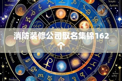 消防装修公司取名集锦162个