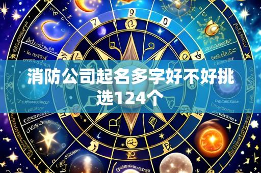 消防公司起名多字好不好挑选124个