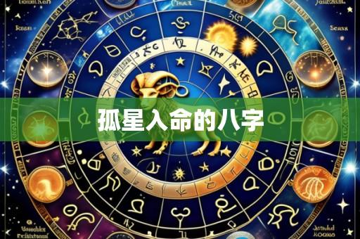 孤星入命的八字