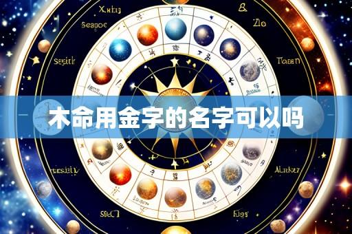 木命用金字的名字可以吗