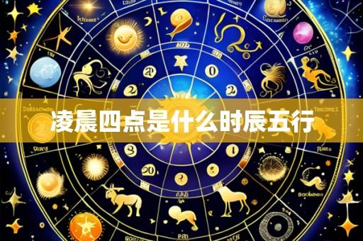 凌晨四点是什么时辰五行