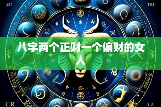 八字两个正财一个偏财的女人