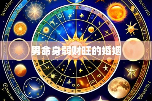 男命身弱财旺的婚姻