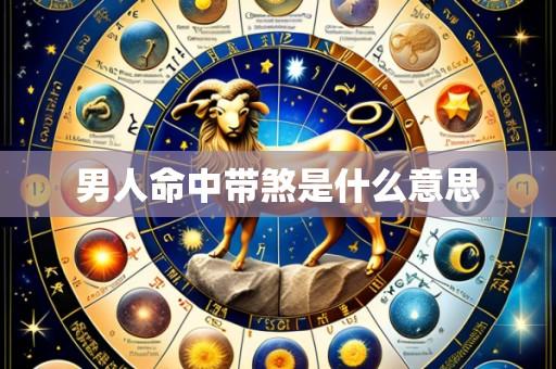 男人命中带煞是什么意思