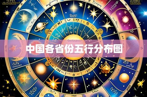 中国各省份五行分布图