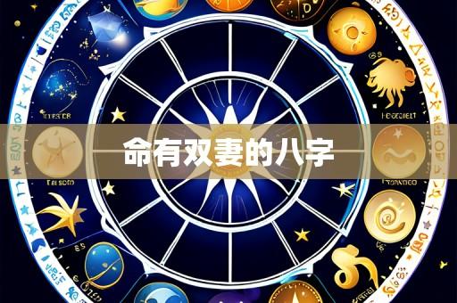命有双妻的八字