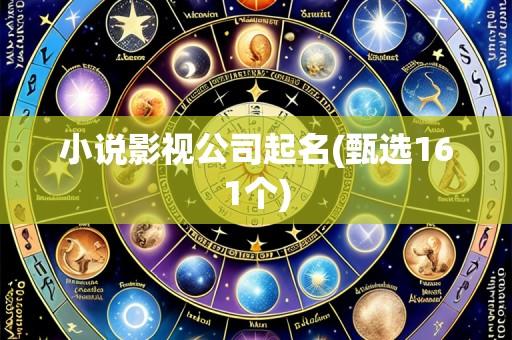 小说影视公司起名(甄选161个)