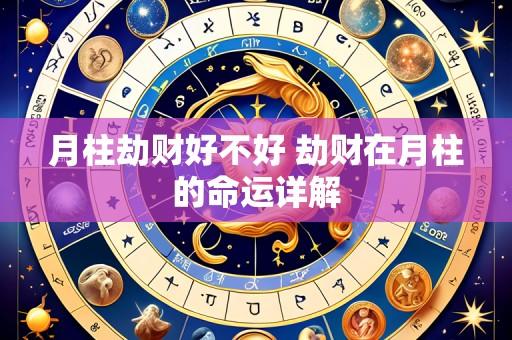 月柱劫财好不好 劫财在月柱的命运详解