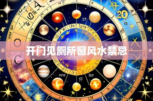 开门见厕所窗风水禁忌