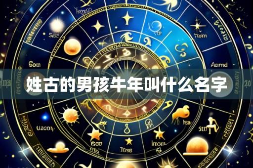 姓古的男孩牛年叫什么名字