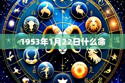 1953年1月22日什么命