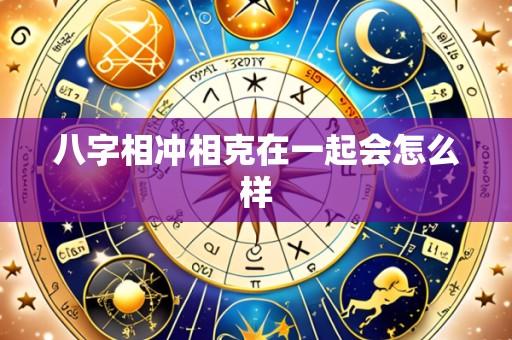 八字相冲相克在一起会怎么样