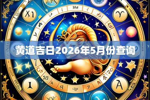 黄道吉日2026年5月份查询