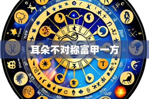 耳朵不对称富甲一方