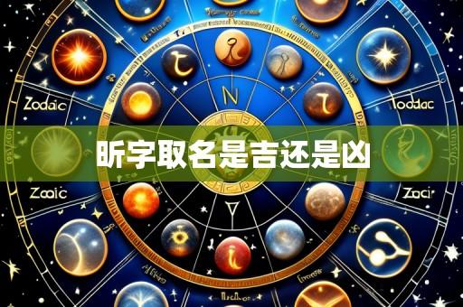 昕字取名是吉还是凶