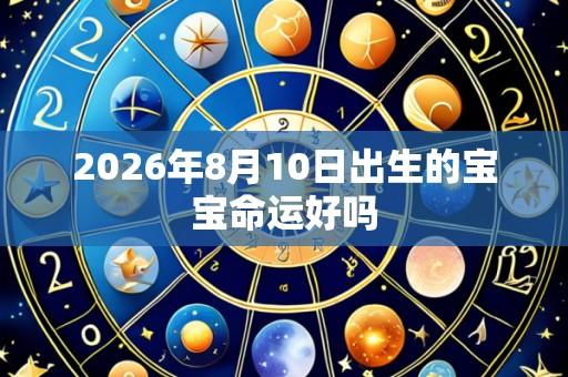 2026年8月10日出生的宝宝命运好吗