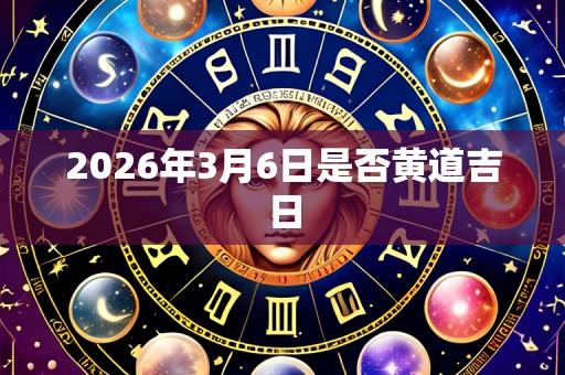 2026年3月6日是否黄道吉日