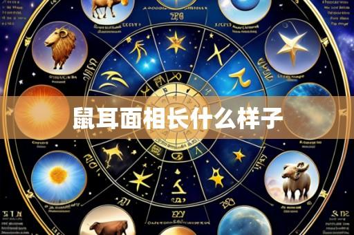 鼠耳面相长什么样子
