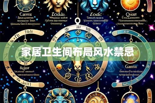 家居卫生间布局风水禁忌