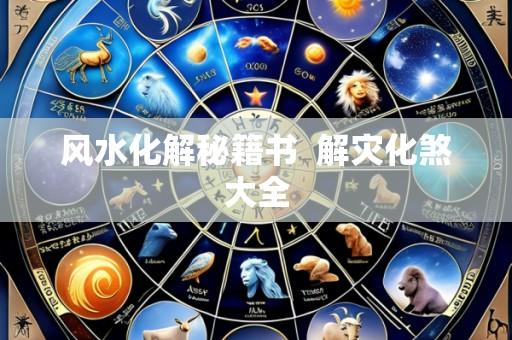 风水化解秘籍书  解灾化煞大全