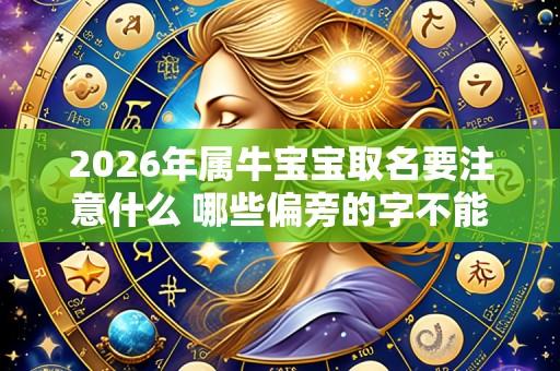 2026年属牛宝宝取名要注意什么 哪些偏旁的字不能用