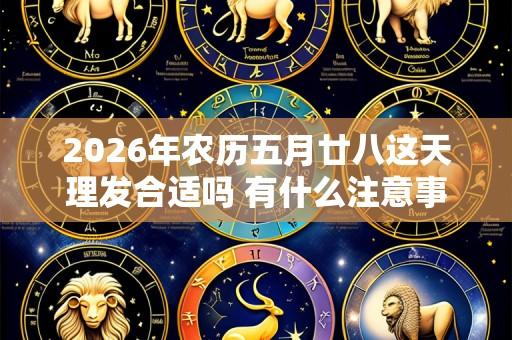 2026年农历五月廿八这天理发合适吗 有什么注意事项
