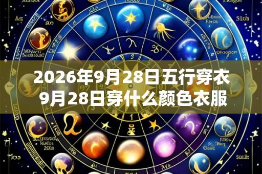 2026年9月28日五行穿衣 9月28日穿什么颜色衣服