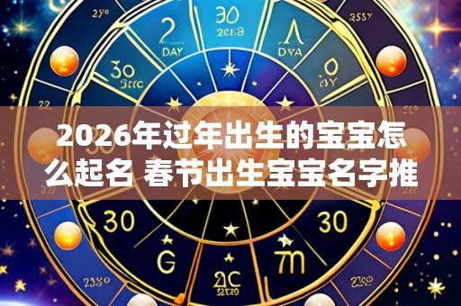 2026年过年出生的宝宝怎么起名 春节出生宝宝名字推荐