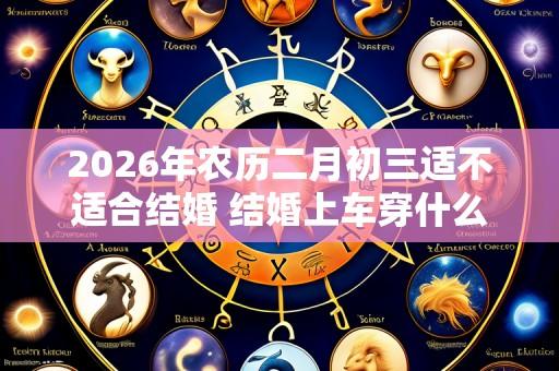 2026年农历二月初三适不适合结婚 结婚上车穿什么鞋