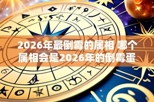2026年最倒霉的属相 哪个属相会是2026年的倒霉蛋