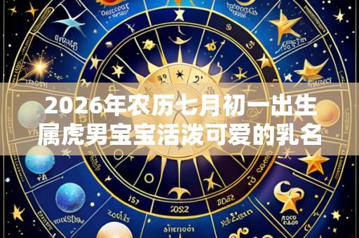 2026年农历七月初一出生属虎男宝宝活泼可爱的乳名大全
