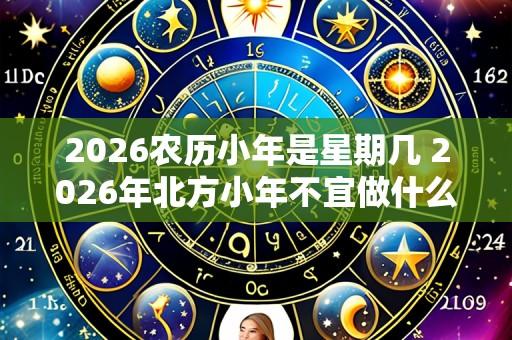 2026农历小年是星期几 2026年北方小年不宜做什么
