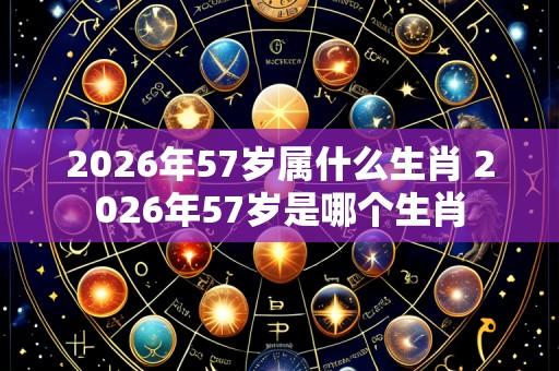 2026年57岁属什么生肖 2026年57岁是哪个生肖