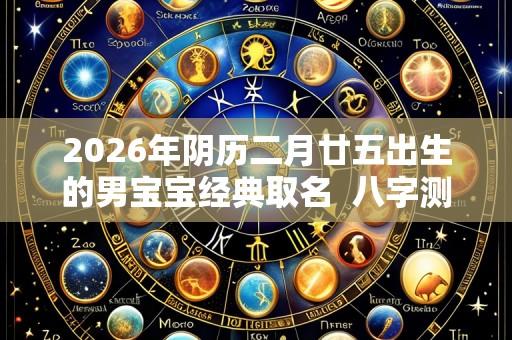 2026年阴历二月廿五出生的男宝宝经典取名  八字测算