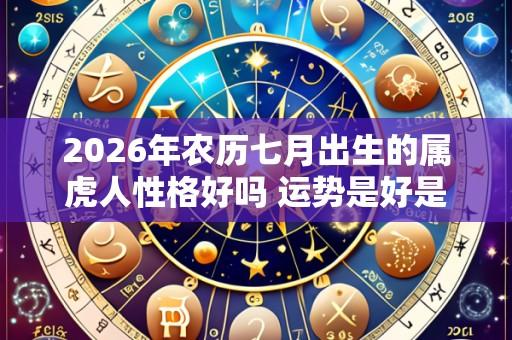 2026年农历七月出生的属虎人性格好吗 运势是好是坏