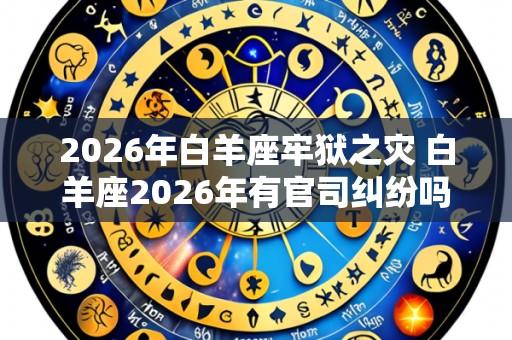 2026年白羊座牢狱之灾 白羊座2026年有官司纠纷吗