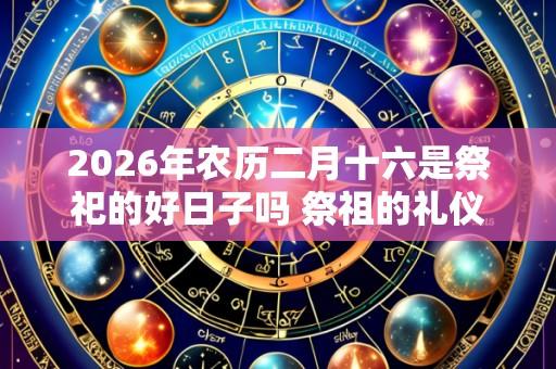 2026年农历二月十六是祭祀的好日子吗 祭祖的礼仪流程