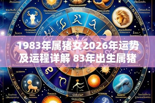 1983年属猪女2026年运势及运程详解 83年出生属猪人2026全年每月运势女性