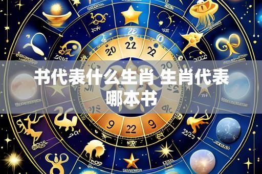 书代表什么生肖 生肖代表哪本书