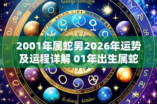 2001年属蛇男2026年运势及运程详解 01年出生属蛇人2026全年每月运势男性