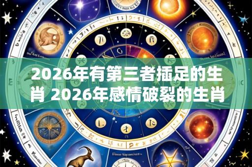 2026年有第三者插足的生肖 2026年感情破裂的生肖