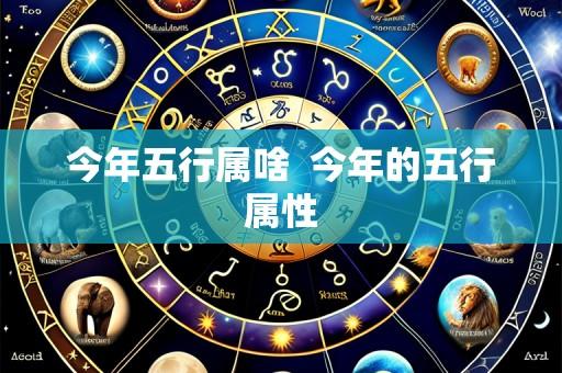 今年五行属啥 今年的五行属性