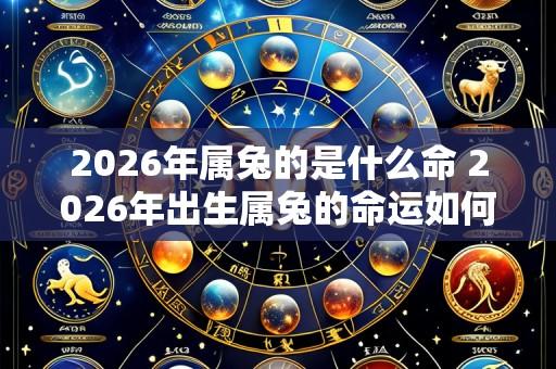 2026年属兔的是什么命 2026年出生属兔的命运如何