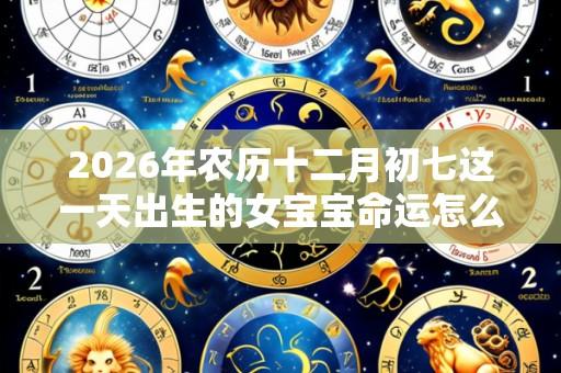2026年农历十二月初七这一天出生的女宝宝命运怎么样