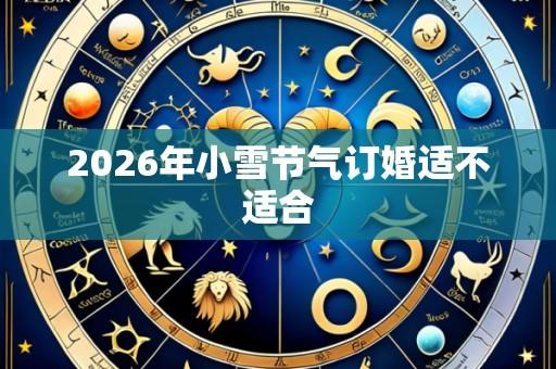 2026年小雪节气订婚适不适合