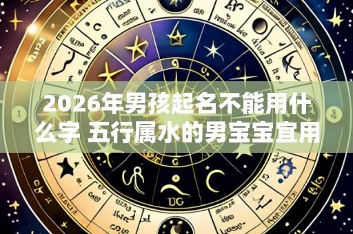 2026年男孩起名不能用什么字 五行属水的男宝宝宜用字