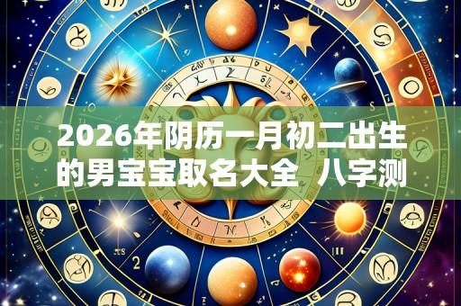 2026年阴历一月初二出生的男宝宝取名大全  八字测算