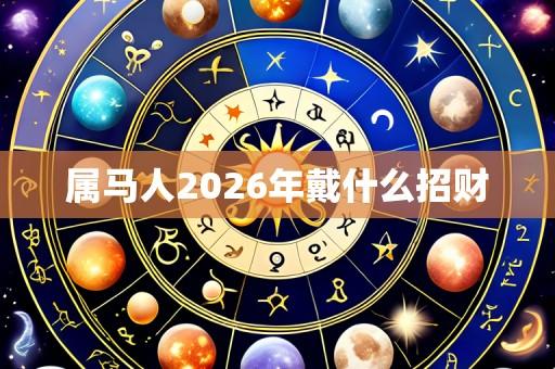 属马人2026年戴什么招财