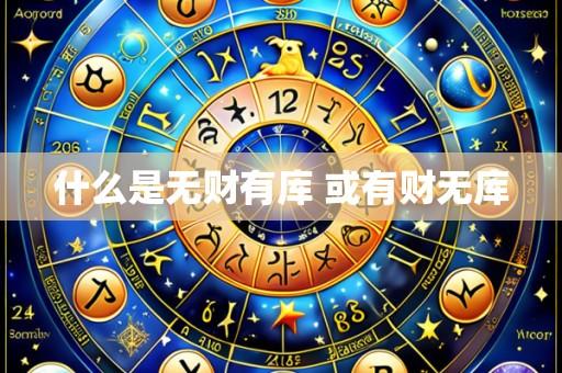 什么是无财有库 或有财无库